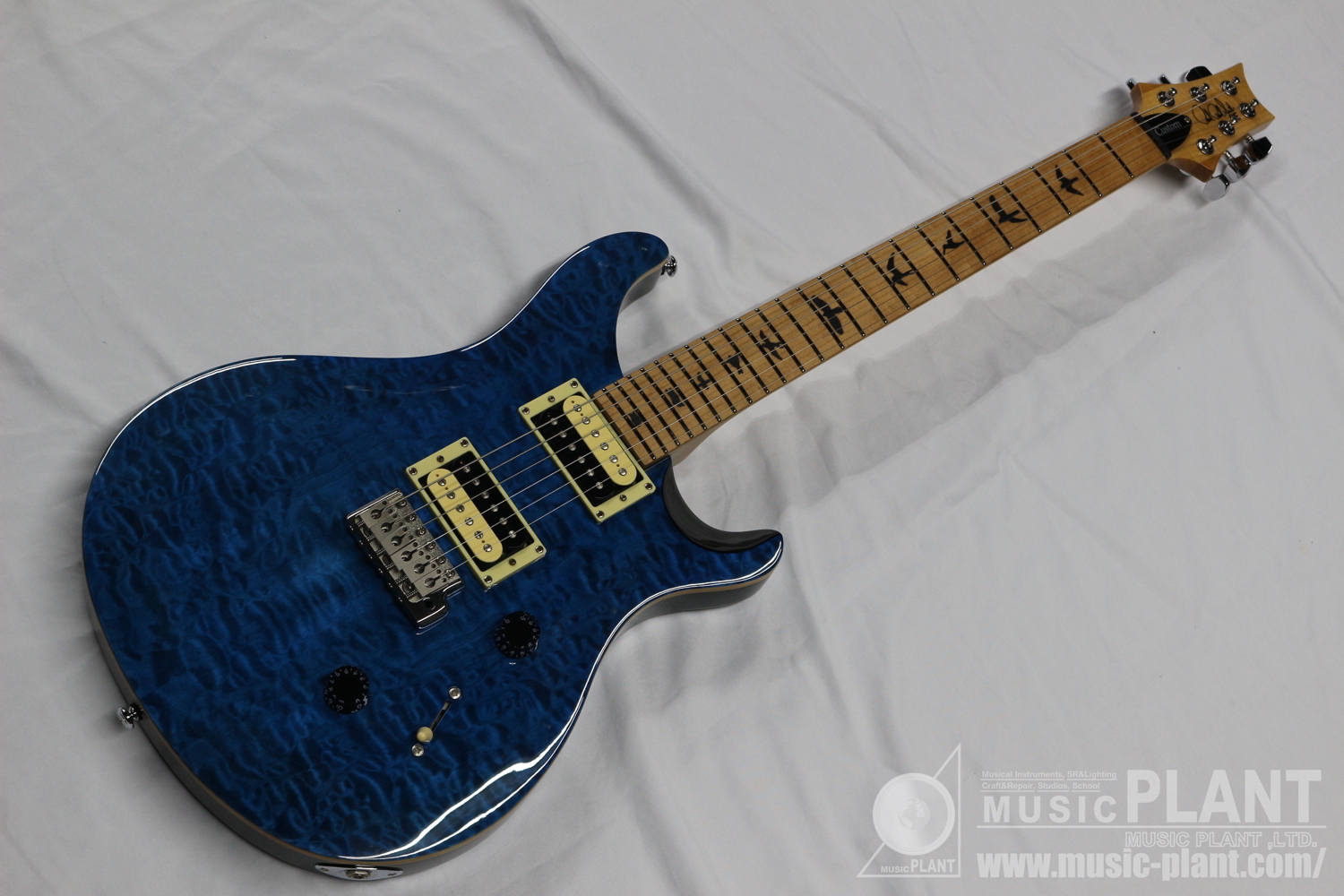 ギター PRS SE Castom24 QM LTD Blue matteo PRS SE Custom 24 - Blue