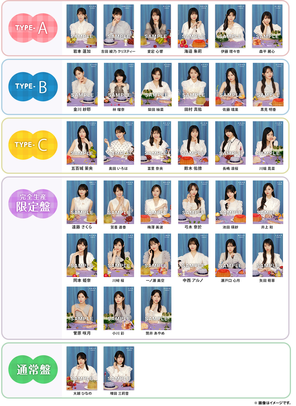 乃木坂46 5thアルバム｢My respect｣特典まとめ 1/14発売 ジャケット