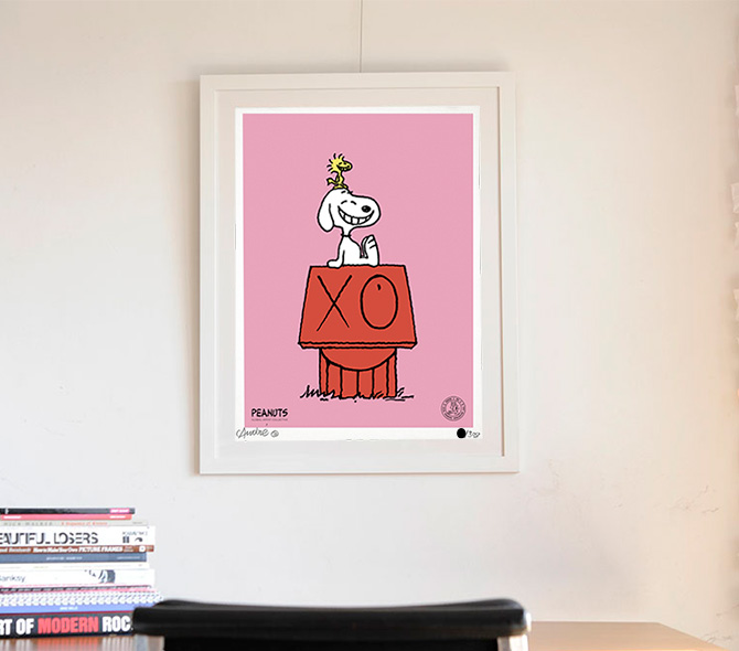 André Saraivaの Snoopy & Woodstock on Red House を通販で販売 ー