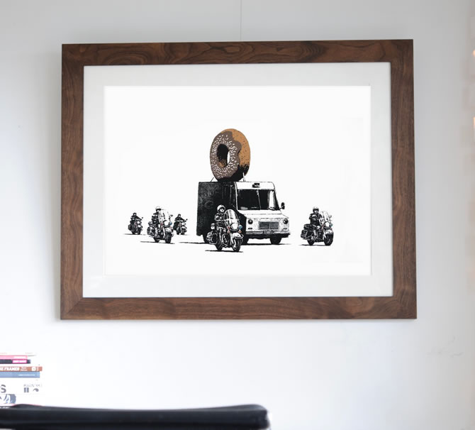 Banksy（バンクシー） -Donut ChocolateのCOA付き作品を販売 ー
