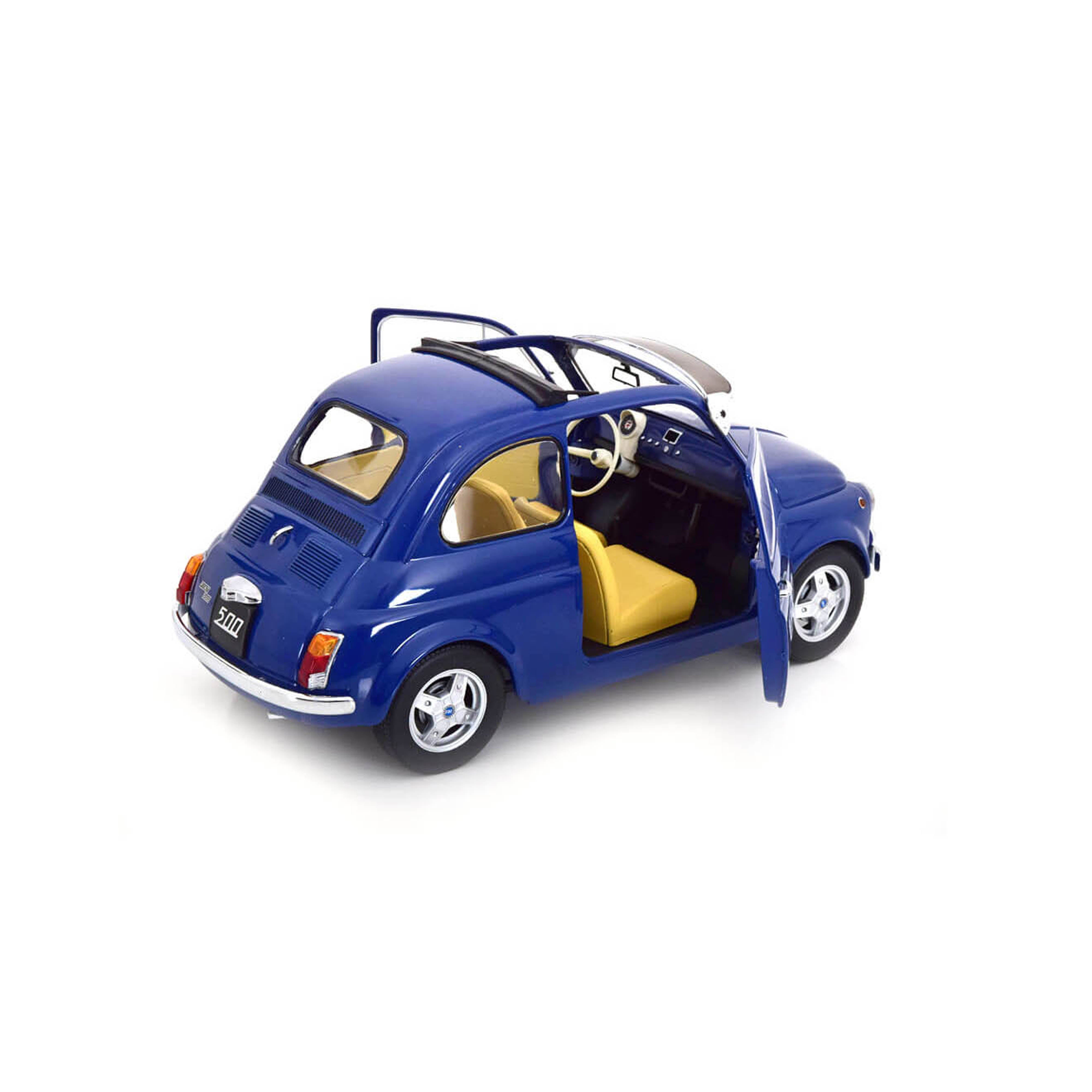 Fiat 500 F Custom 1968 Dark Blue 1:12 – Norev