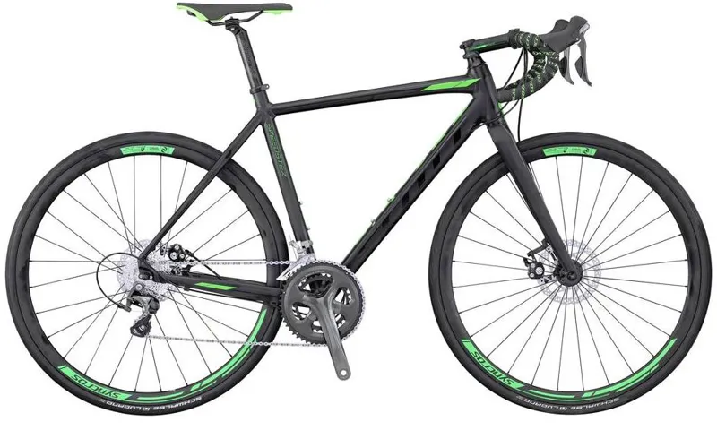 Scott Speedster 30 Disc Road Bike - Black / Green