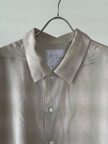 ANCELLM（アンセルム） OMBRECHECK SHIRT（PINK) s.t.c｜洋服・小物