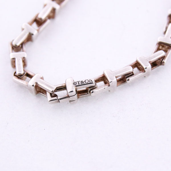 Tiffany&Co. ティファニー Tナロー チェーンブレス 中古 レディース