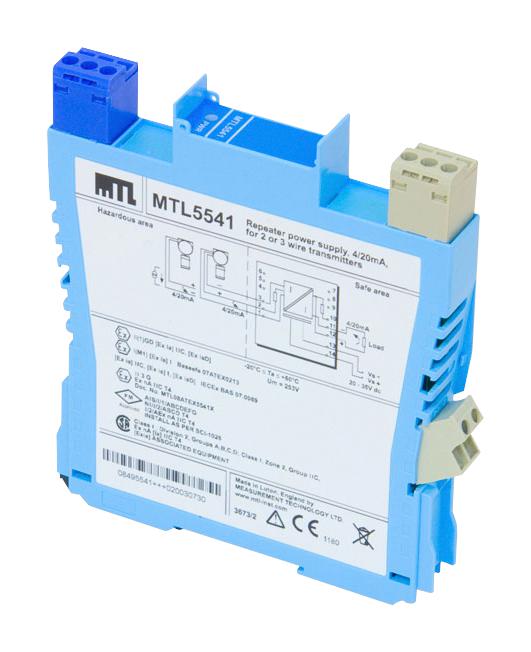 MTL5541 MTL SURGE TECHNOLOGIES, SIGNAL CONDITIONER, CURRENT, 1CH