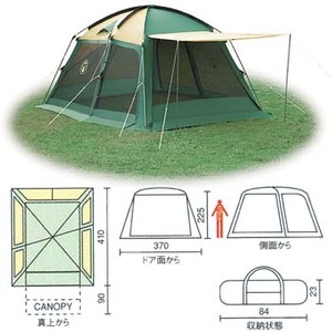Coleman(コールマン) 3ポールワイドスクリーンタープ 170T8300J