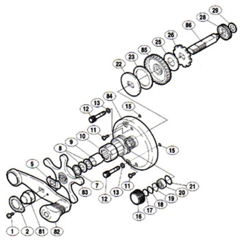 シマノ(SHIMANO) パーツ:02 アクシス 401F ベアリング抜け止メ(部品No