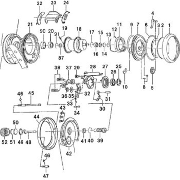ダイワ(Daiwa) パーツ:ミリオネアHL-SSS凛牙 103L LSベアリングリング