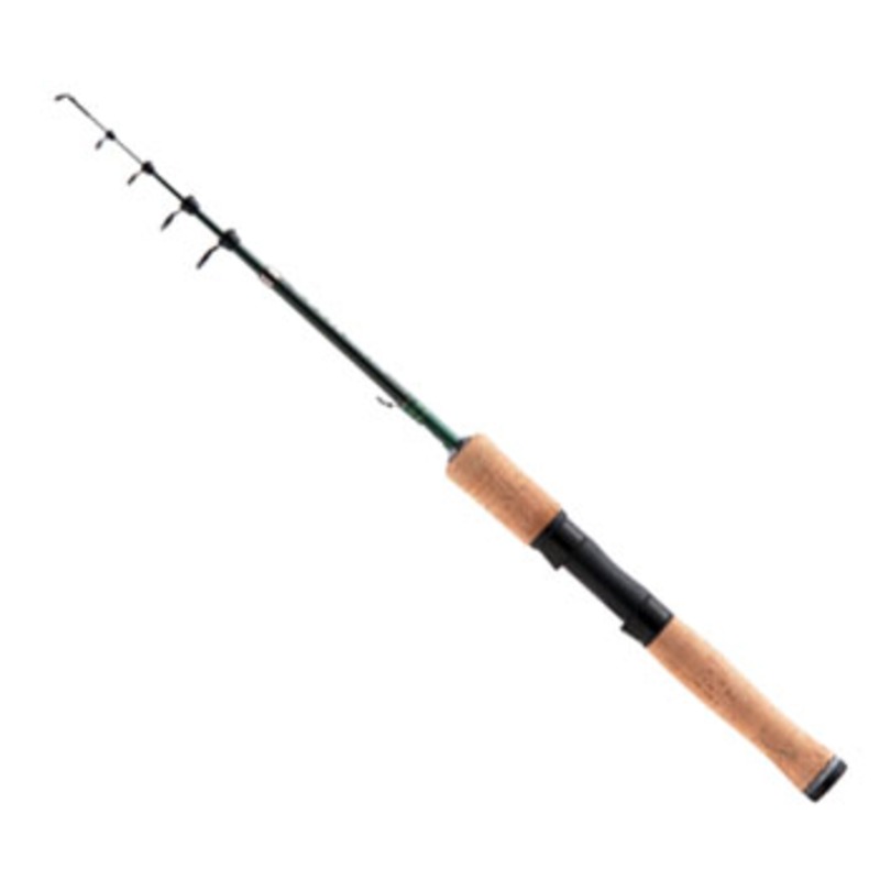 釣り竿セット テレスコロッド 5ft6inch 渓流 トラウトロッド シルバー