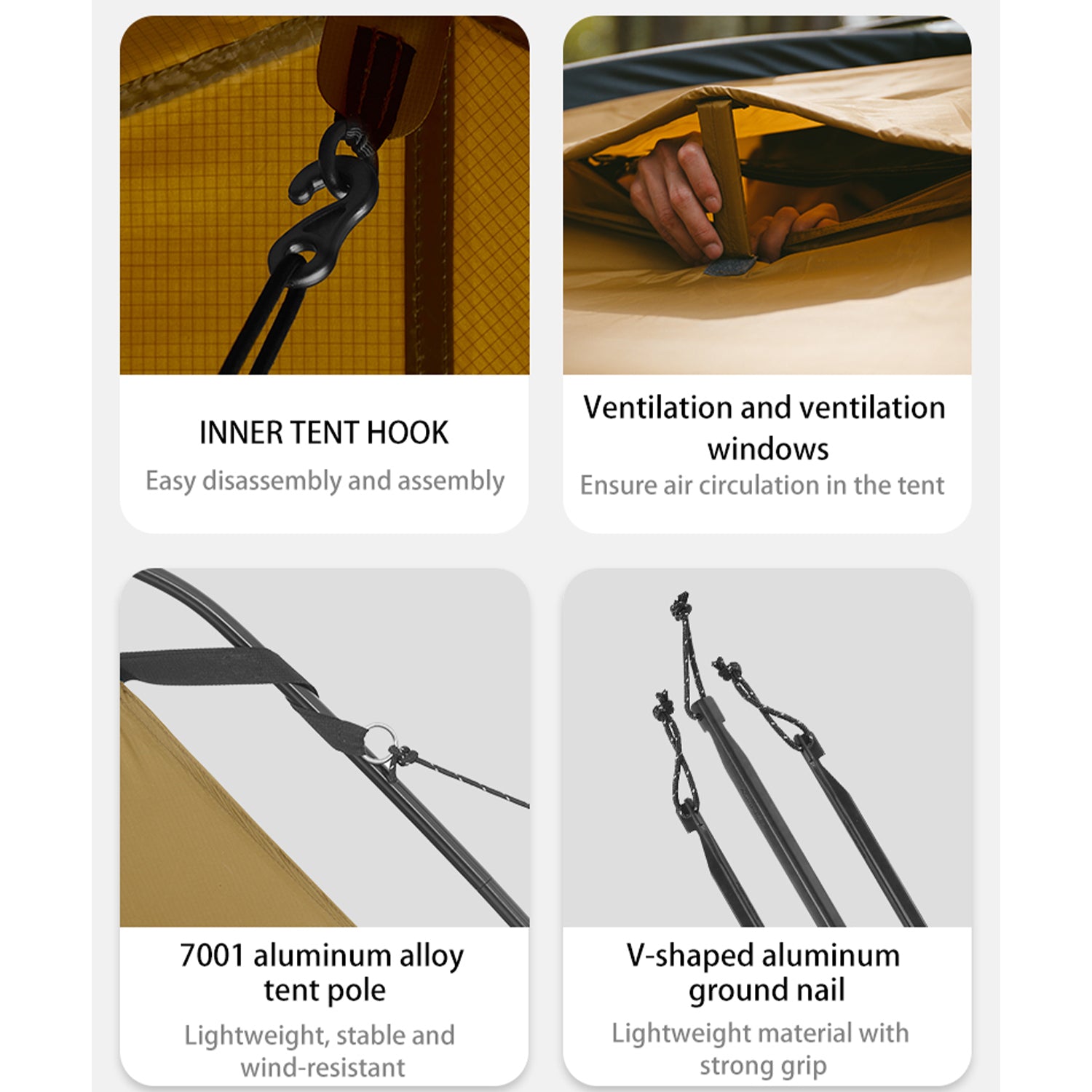 Dune 7.6 3-Person Hot Tent | Naturehike