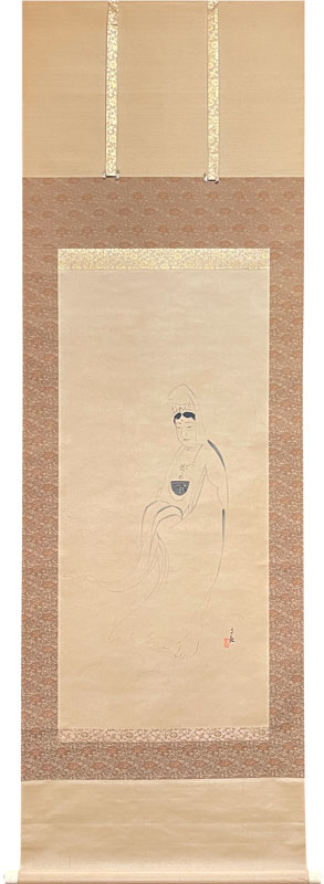 岡田茂吉 霊界遊行観音/掛け軸(Hanging scrolls) 絵画の買取 販売 鑑定