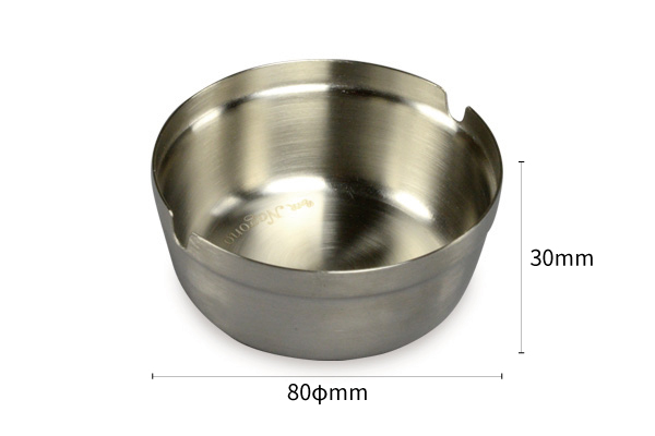ステンレス スタック灰皿 8cm｜オリジナルネーム入れは名入れスタイル