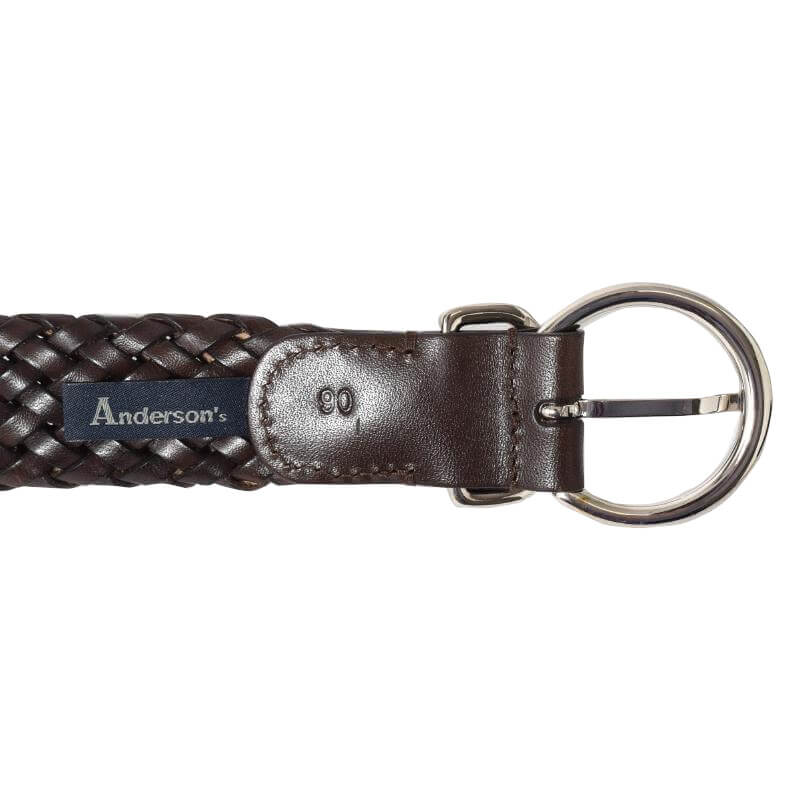 Anderson's アンダーソンズ レザーメッシュ リングベルト