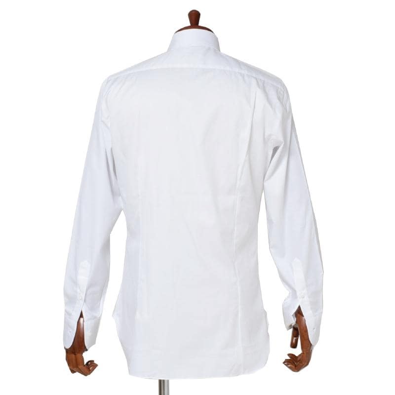 BARBA【バルバ】シャツ ワイドカラー ブロード 前立て