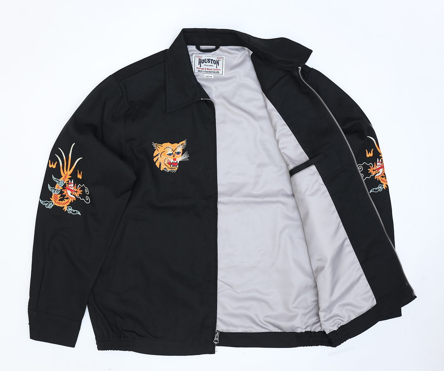 HOUSTON ベトナム スーベニア ジャケット ミリタリーショップ 革ジャン