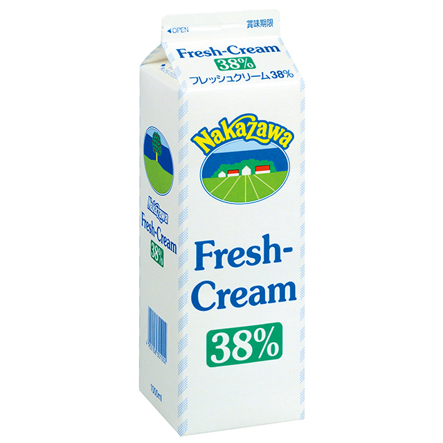 フレッシュクリーム38% - 製品紹介 - NAKAZAWA 中沢グループ 「生