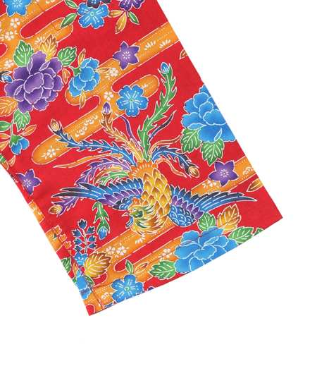 上下組 紅型鳳凰（赤／鳳凰） 浅草中屋-商品詳細：浅草中屋「祭り用品