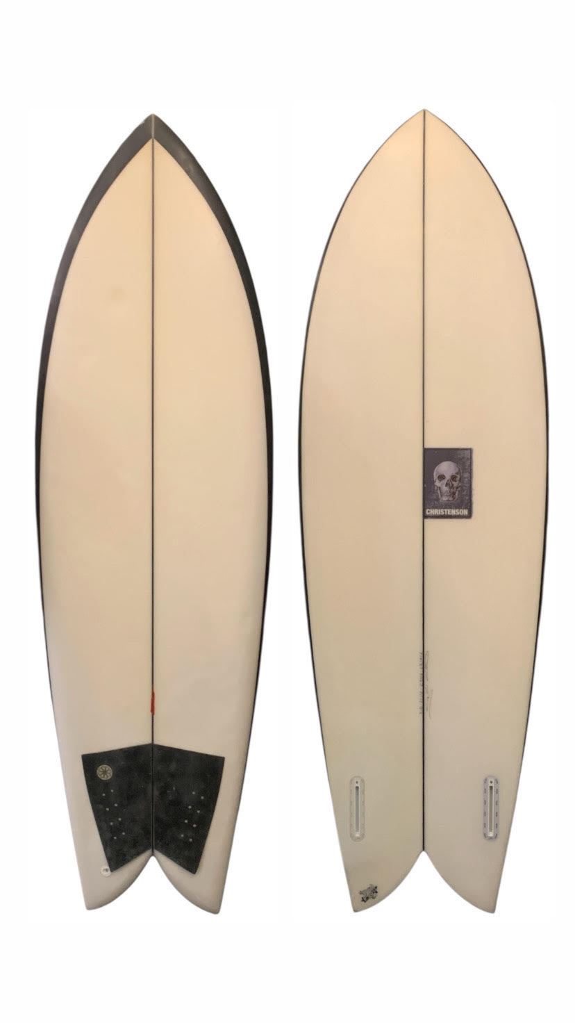 中古ボード】クリス・クリステンソン TWIN FISH 5'10″×21-1/2″×2-9/16
