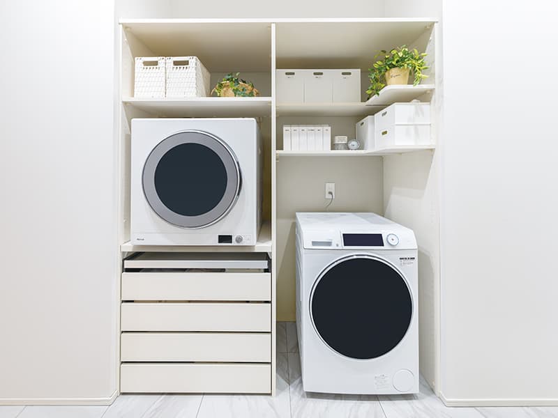 衣類乾燥機収納 │ ラクロ │ 収納なら南海プライウッド