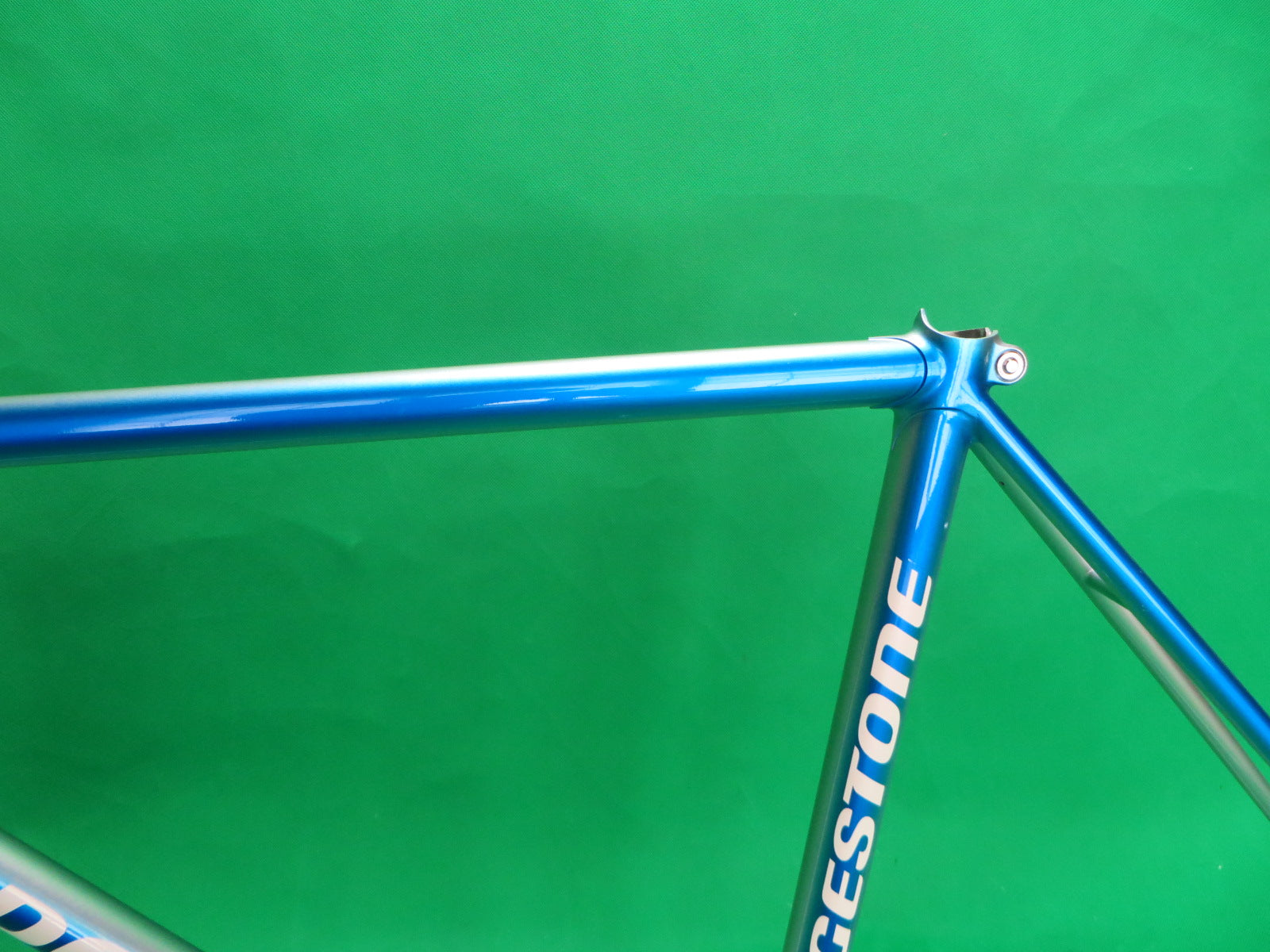 Bridgestone Columbus Max Fork // Blue Metallic Silver Fade // 48cm