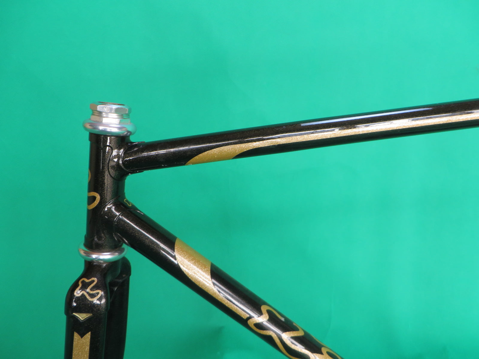 Kiyo Miyazawa Columbus Max Fork // Black with fine gold flake