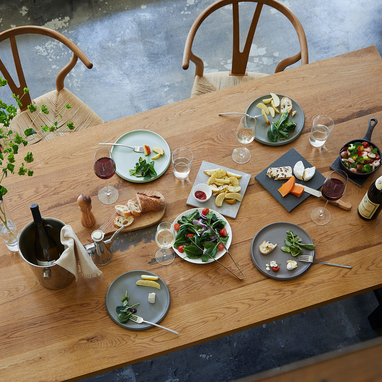 24cmプレート 夜凪｜おしゃれカフェ食器｜新生活｜Saredo NAGI