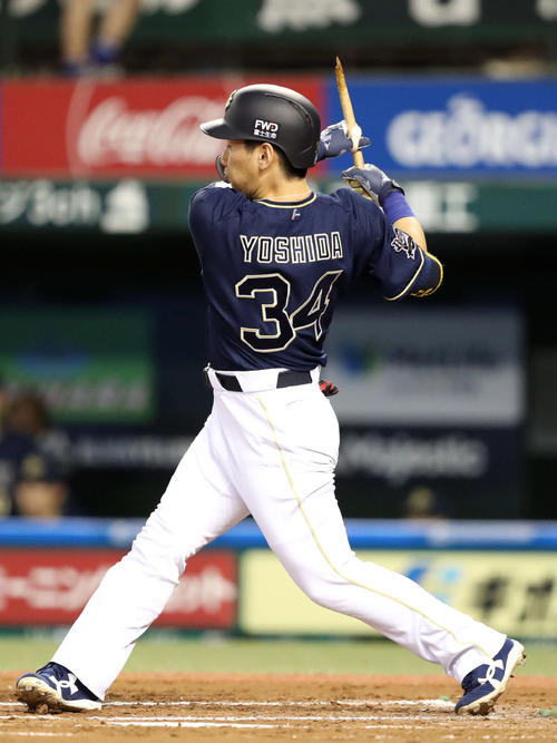 オリックス吉田正尚19号、バット先端吹き飛んだ - プロ野球 : 日刊スポーツ