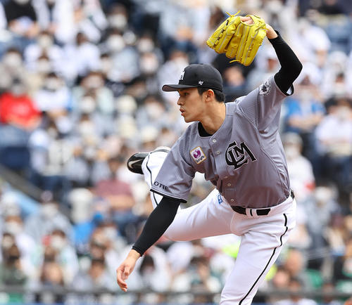 ロッテ】佐々木朗希 日本記録17イニング連続無安打快投も8回で降板