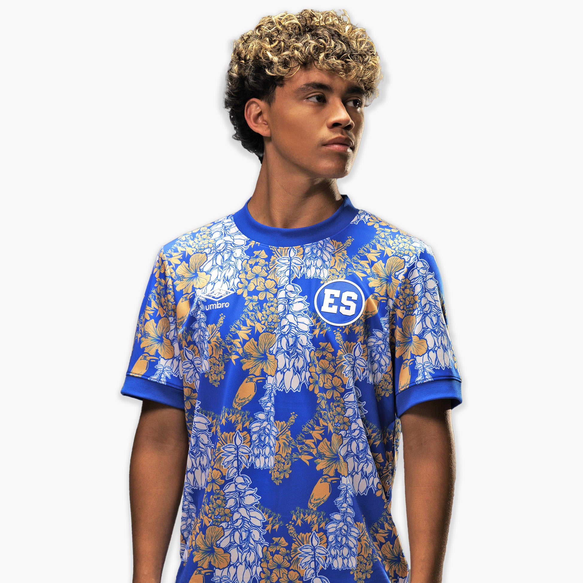 Umbro El Salvador Pre-Match Jersey 2025 | Izote Flower & Torogoz