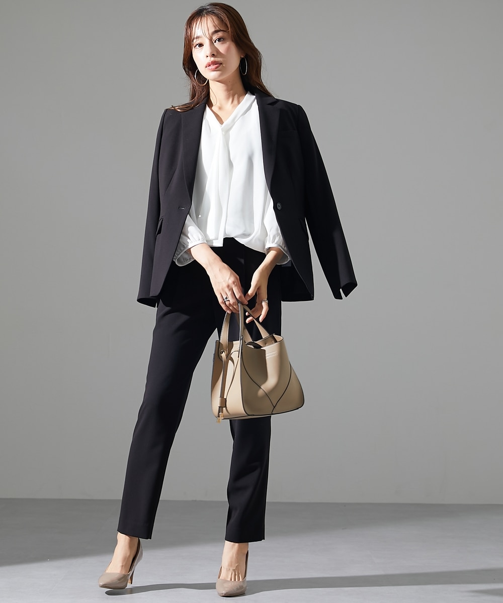 レディーススーツ】タテヨコストレッチテーラードパンツスーツ