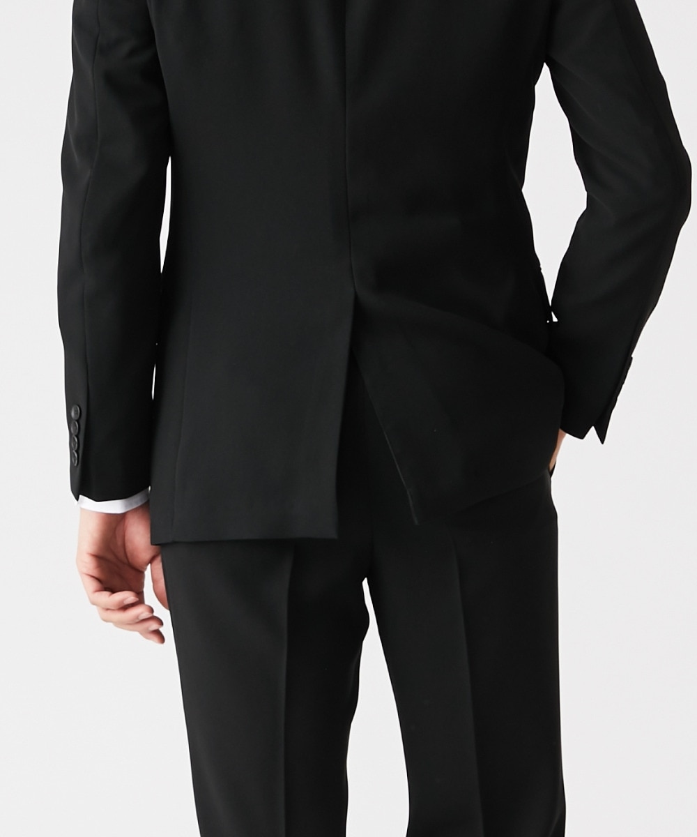 メンズスーツ】洗えるアジャスター付きフォーマル背抜きスーツ