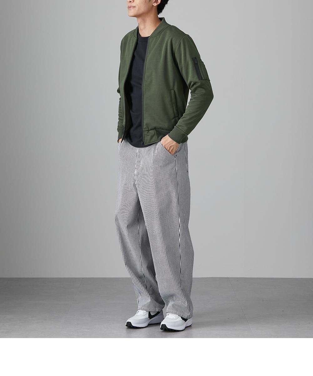 防風・裏フリース ミリタリーブルゾン 通販【ニッセン】