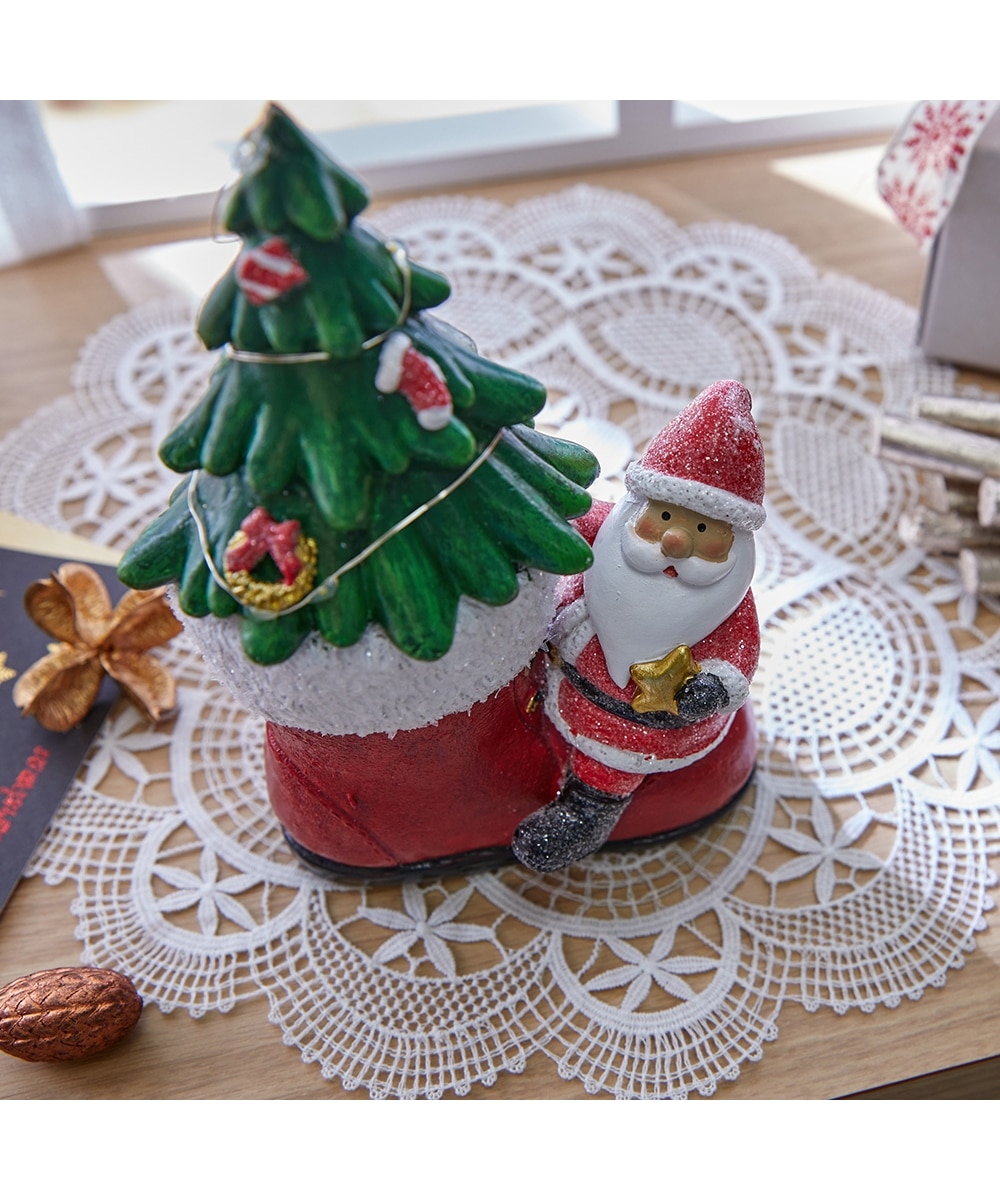 LEDツリーブーツ サンタ 通販【ニッセン】