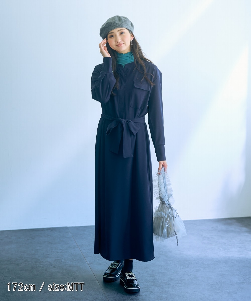 高身長 ワークシャツワンピース（トールサイズ）Essenave 通販【ニッセン】
