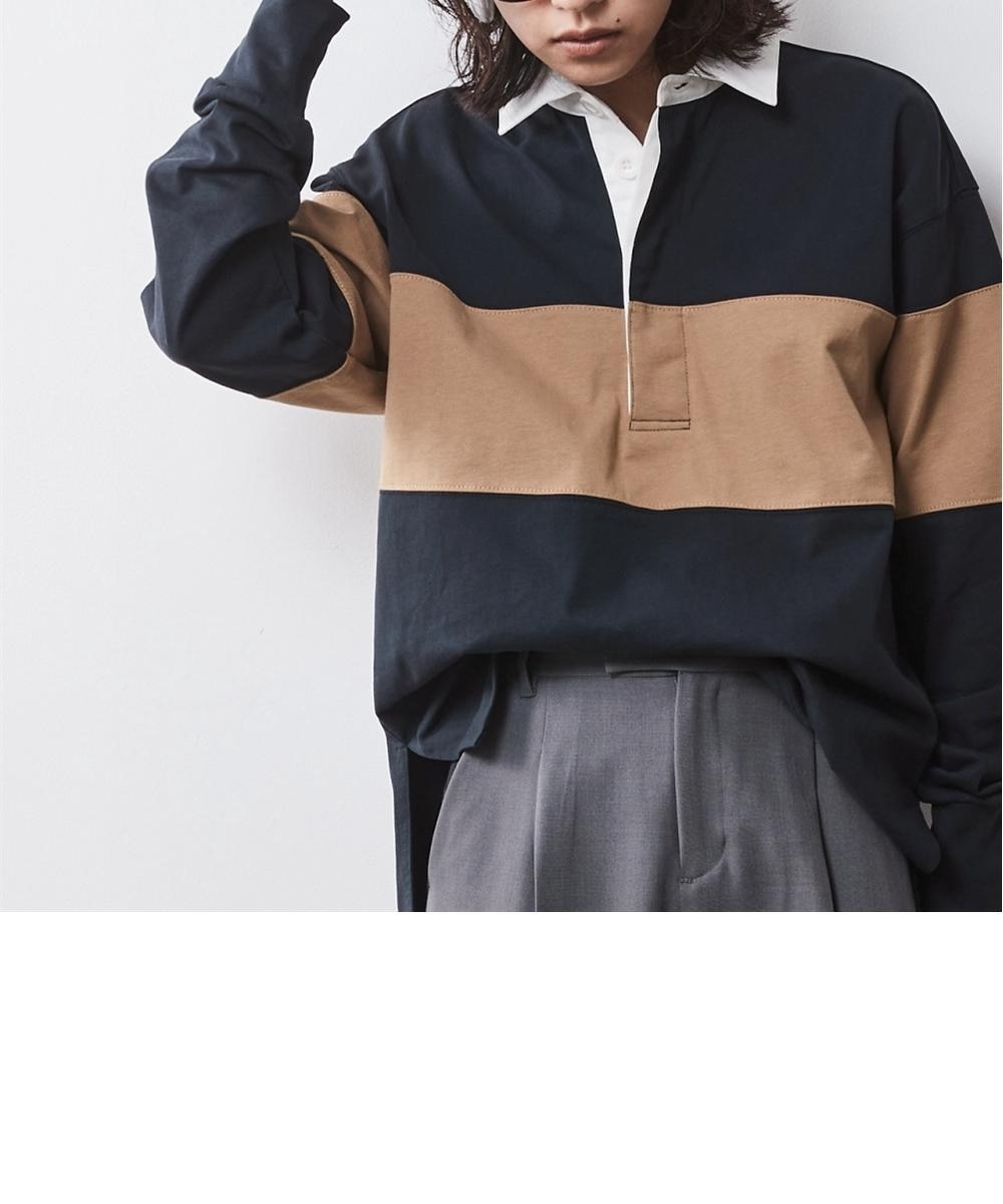 綿100％ラガーシャツ＜大きいサイズ有＞シックスタイル 通販【ニッセン】