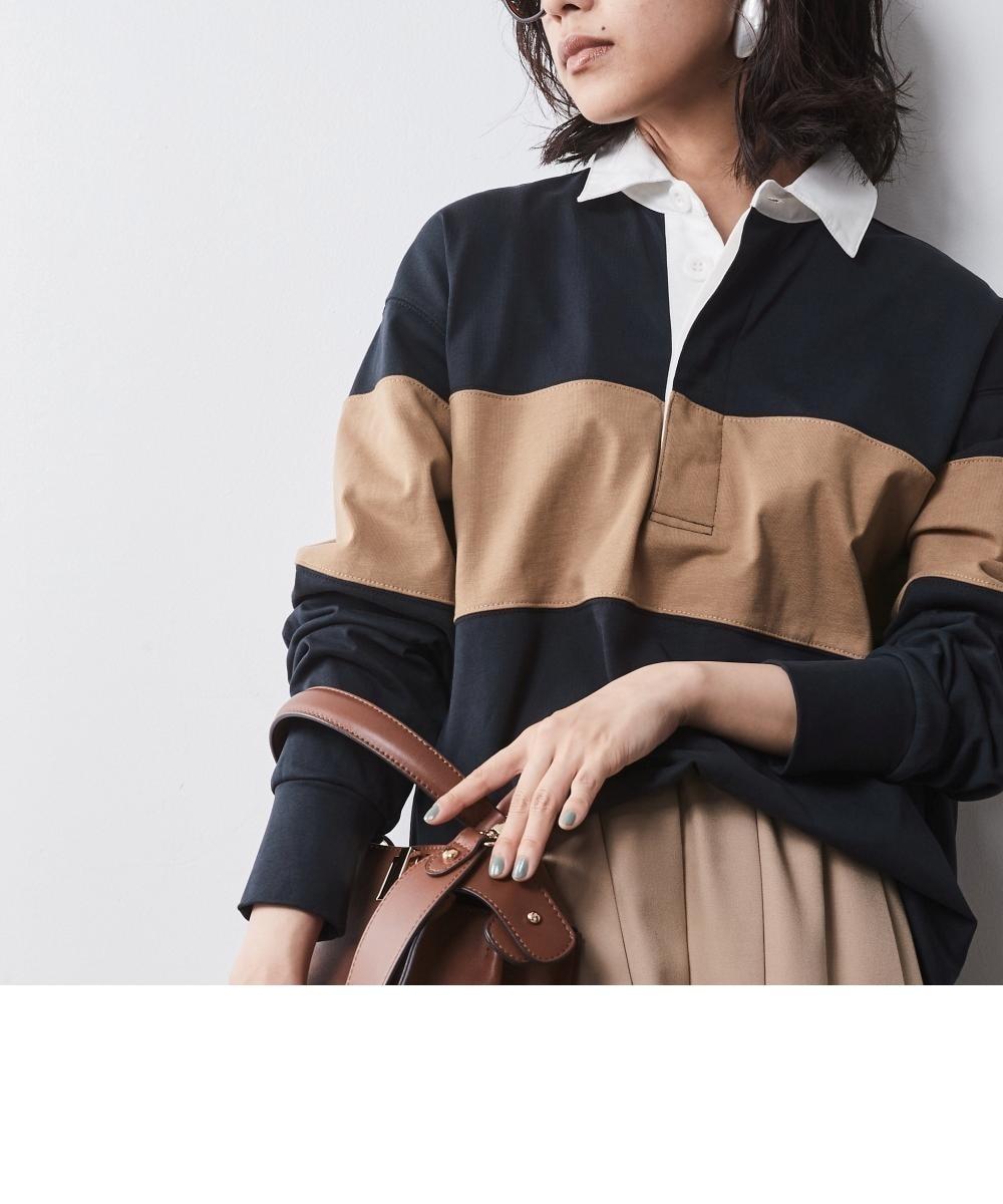 綿100％ラガーシャツ＜大きいサイズ有＞シックスタイル 通販【ニッセン】