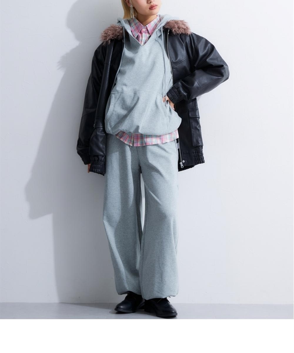 2WAYフェイクレザージャケット 通販【ニッセン】