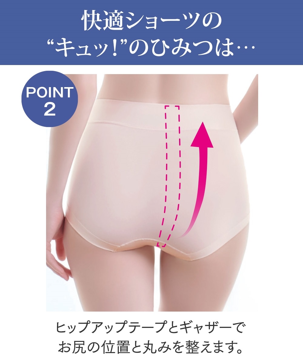 ブラデリスニューヨーク】細く見える快適ショーツ 通販【ニッセン】