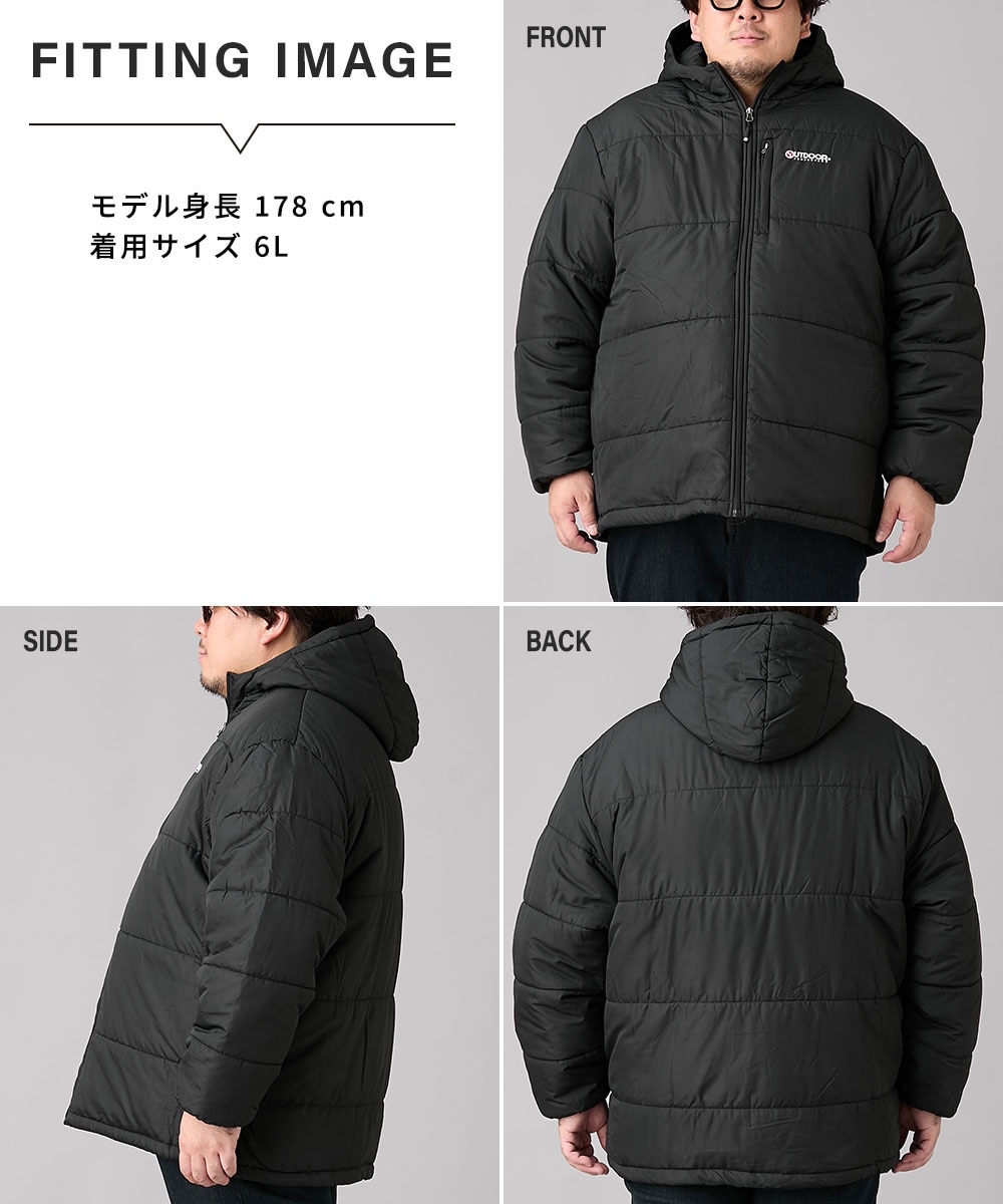 フード付き中綿アウター アウトドアプロダクツ【大きいサイズ】 通販