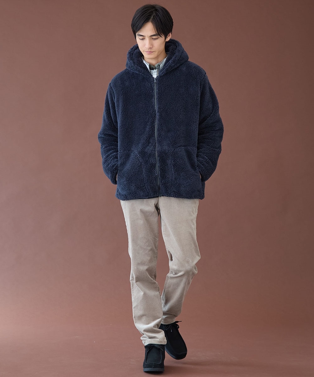 ふわもこボアフリースジップパーカー【大きいサイズ有】 通販【ニッセン】