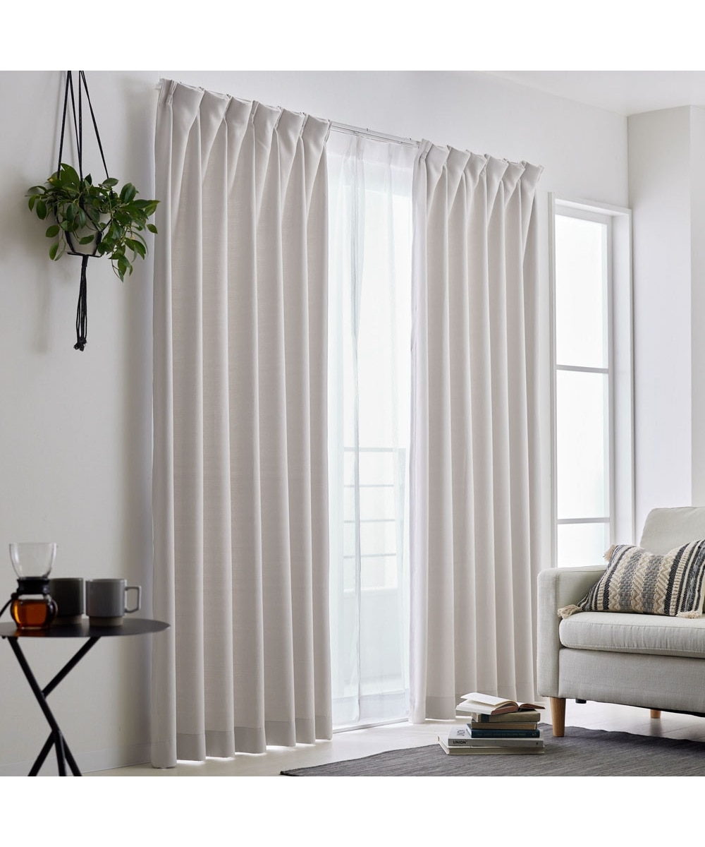 カーテンセット】遮光カーテン＆ミラーレースセット｜フレッシュ7 通販