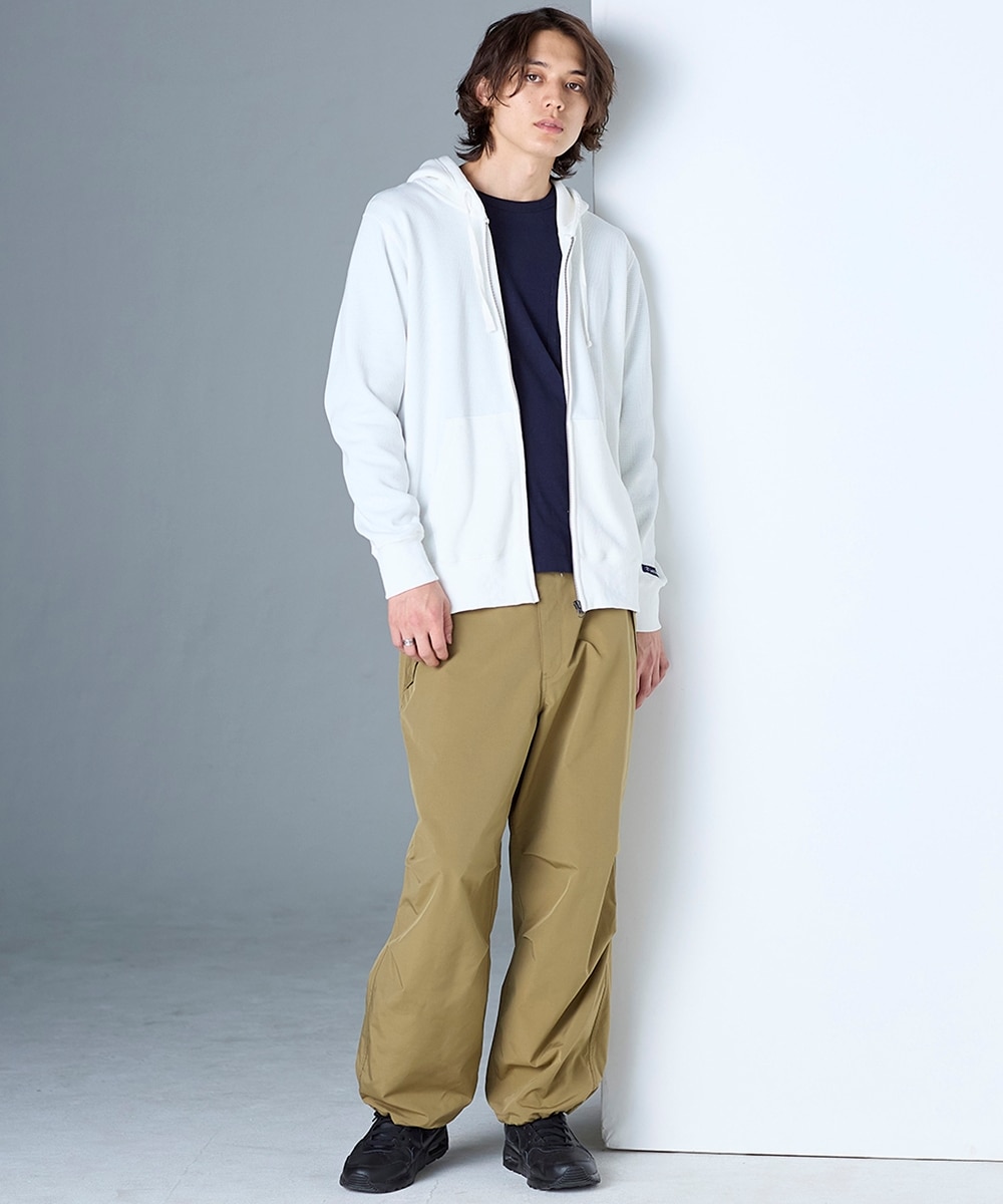 ヘビーウェイトワッフルフルジップパーカー【大きいサイズ有】 通販