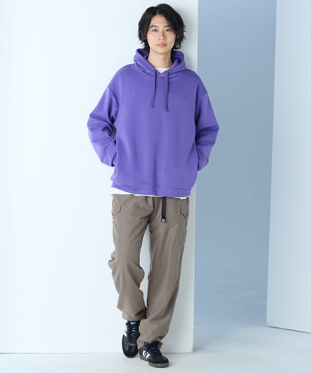ダブルフェイスオーバーサイズプルパーカー【大きいサイズ有】 通販