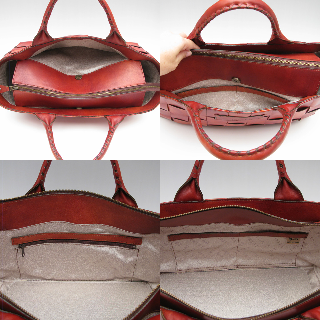 IBIZA（イビサ）メッシュ横ハンドバッグ