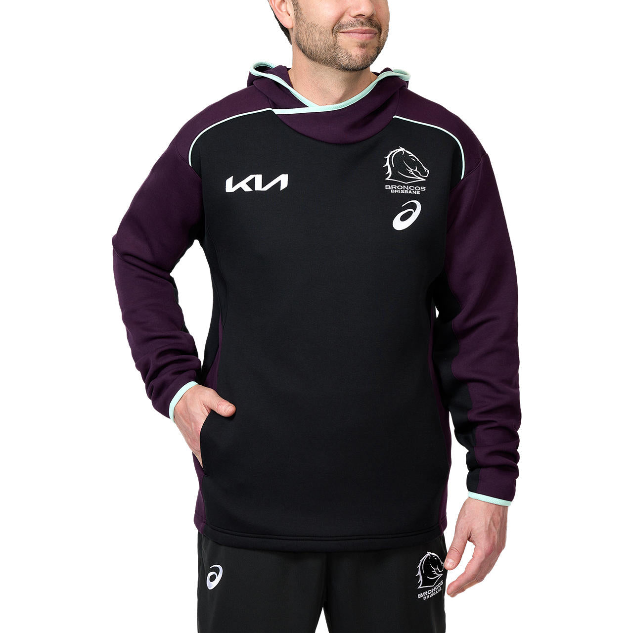 Brisbane Broncos 2025 Mens Training Hoodie – NRL Shop