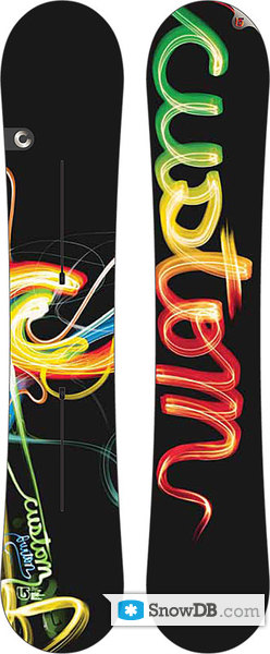 Snowboard Burton Custom Wide 2008/2009 :: Snowboard and ski