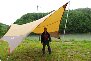 タープ活用法 その1「ヘキサタープをアレンジ」｜ スノーピークの