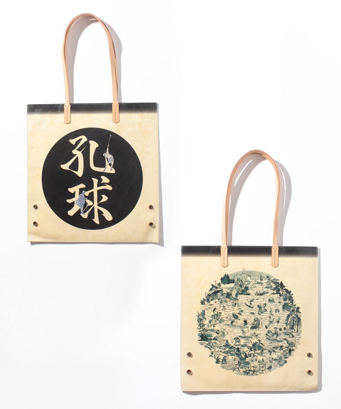 競い文字スクエアトートバッグ｜創悦