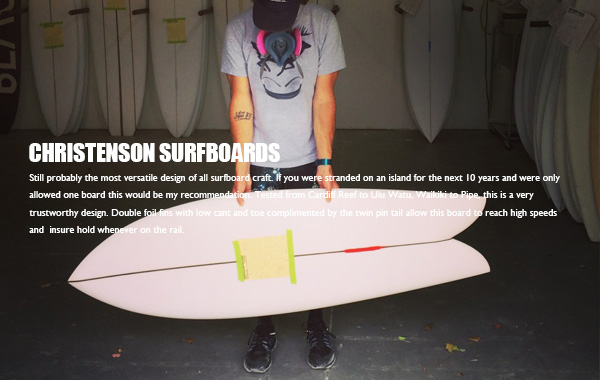 CHRISTENSON SURFBOARDS / クリステンソン サーフボード）