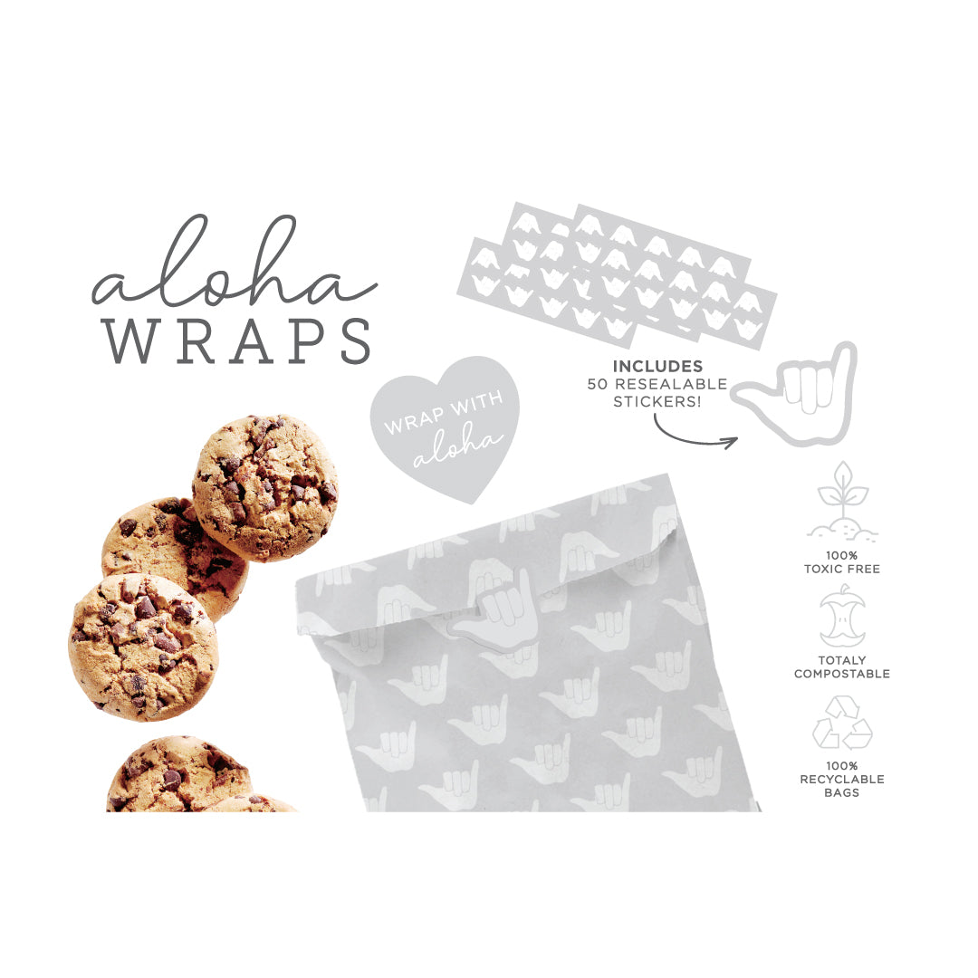 Aloha Wraps Shakas Sandwich Bags – SoHa Living